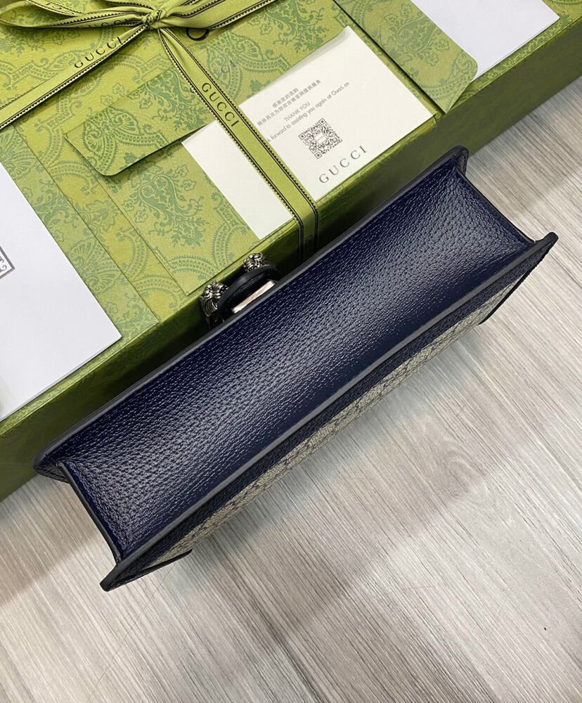 Gucci Dionysus Small GG Shoulder Bag 499623 Dark Blue - Image 4