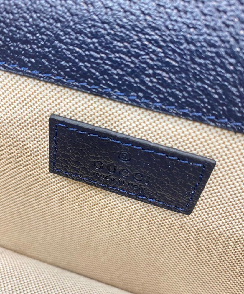 Gucci Dionysus Small GG Shoulder Bag 499623 Dark Blue - Image 9