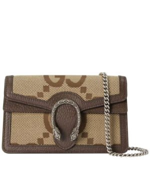 Gucci Dionysus Jumbo GG Super Mini Bag 476432 Brown