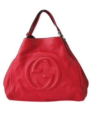 Gucci Soho Large Hobo Lilac 282309 Red