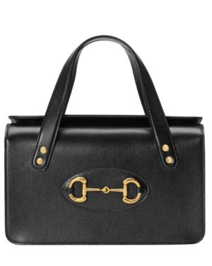 Gucci Horsebit 1955 small top handle bag 627323 Black