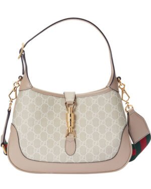 Gucci Jackie 1961 Small GG Shoulder Bag Cream