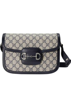 Gucci Horsebit 1955 Small Bag 602204 Dark Blue