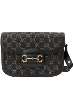 Gucci Horsebit 1955 Shoulder Bag 602204 Black