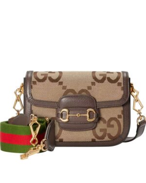 Gucci Horsebit 1955 jumbo GG Mini Bag 658574 Brown