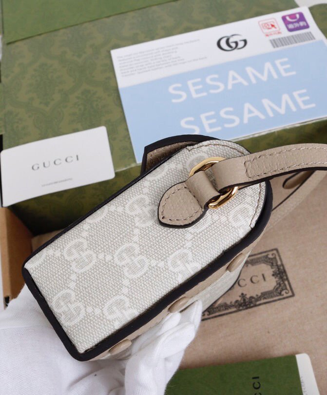 Gucci Horsebit 1955 Mini Bag 699296 Cream - Image 3