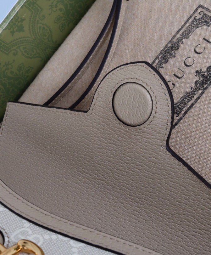 Gucci Horsebit 1955 Mini Bag 699296 Cream - Image 10