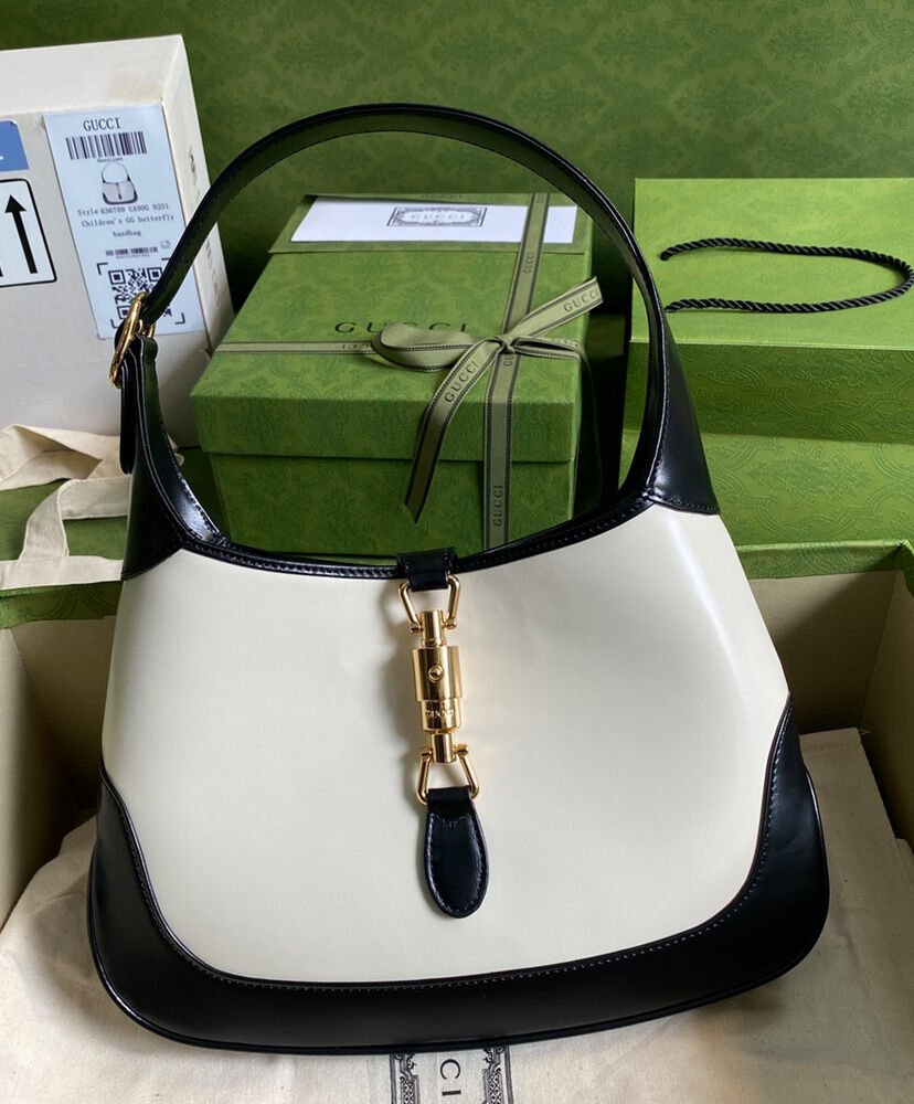 Gucci Jackie 1961 Small Shoulder Bag 636706 Cream - Image 3