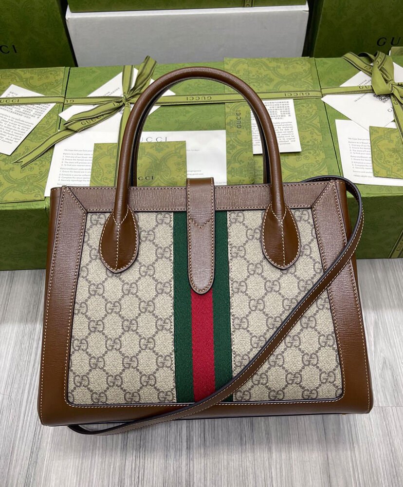Gucci Jackie 1961 Medium Tote Bag 649016 Coffee - Image 6