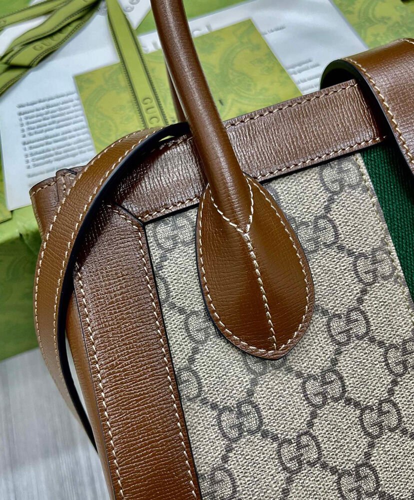 Gucci Jackie 1961 Medium Tote Bag 649016 Coffee - Image 9
