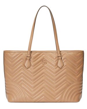 Gucci GG Marmont Large Tote Bag 739684 Apricot
