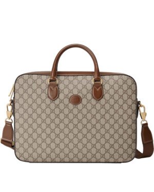 Gucci Business Case With Interlocking G 674140 Coffee