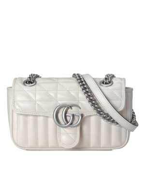 Gucci GG Marmont Mini Shoulder Bag 446744 Cream