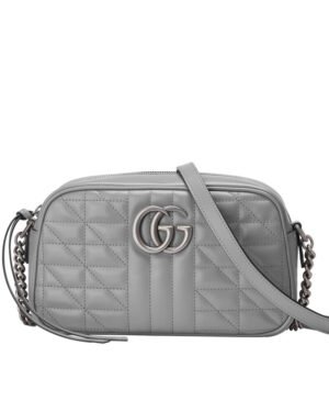 Gucci GG Marmont Small Shoulder Bag 447632 Gray
