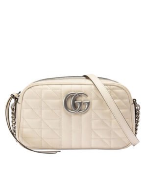 Gucci GG Marmont Small Shoulder Bag 447632 Cream