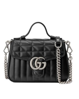 Gucci GG Marmont Mini Handbag 583571 Black