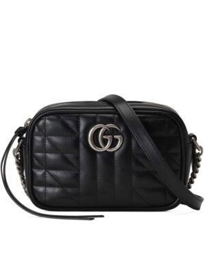 Gucci GG Marmont Mini Shoulder Bag 634936 Black