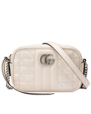 Gucci GG Marmont Mini Shoulder Bag 634936 Cream