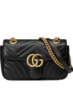Gucci GG Marmont matelasse mini bag 446744 Black
