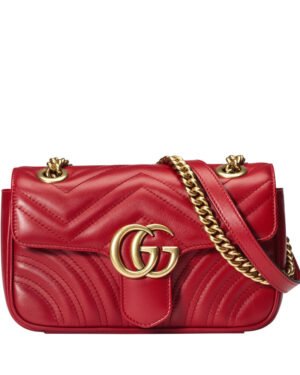 Gucci GG Marmont matelasse mini bag 446744 Red