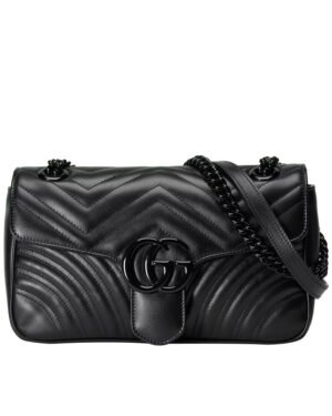 Gucci GG Marmont Small Shoulder Bag Black