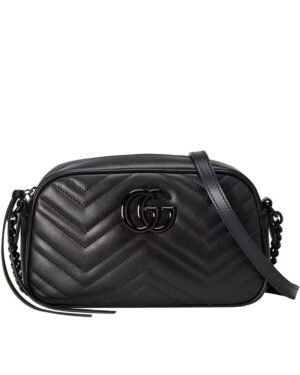 Gucci GG Marmont Small Shoulder Bag Black