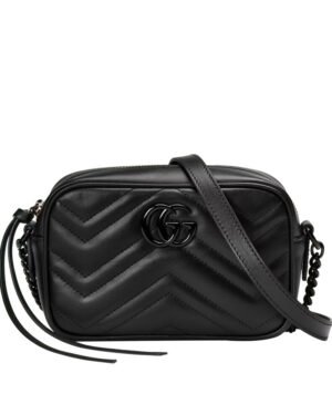Gucci GG Marmont Mini Shoulder Bag Black