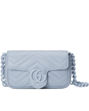 Gucci GG Marmont Belt Bag 699757 Blue