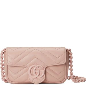 Gucci GG Marmont Belt Bag 699757 Pink