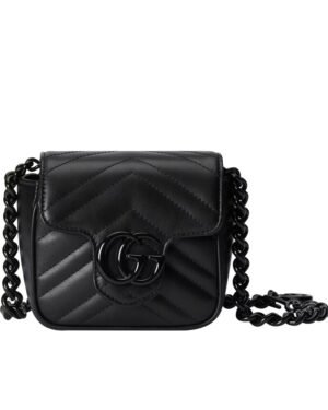 Gucci GG Marmont Belt Bag 739599 Black