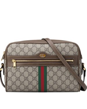 Gucci Ophidia GG Supreme small shoulder bag 517080 Dark Coffee
