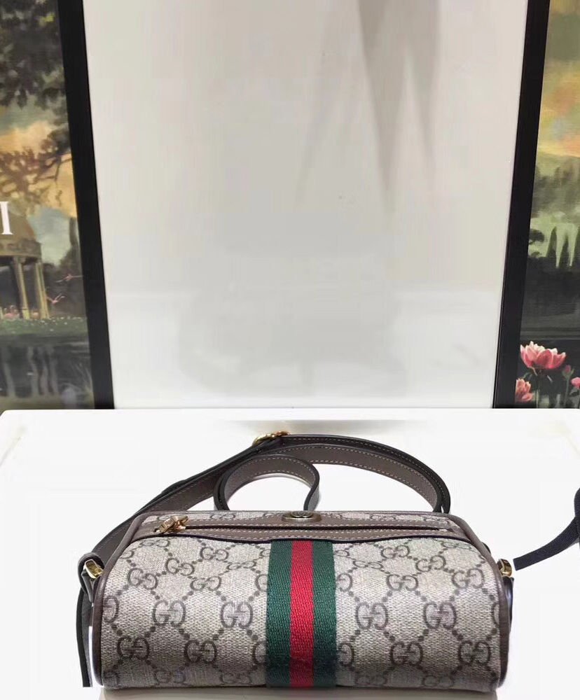 Gucci Ophidia GG Supreme mini bag 517350 Dark Coffee - Image 6