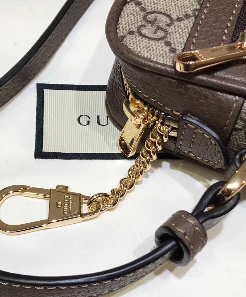 Gucci Ophidia GG Supreme mini bag 517350 Dark Coffee - Image 7