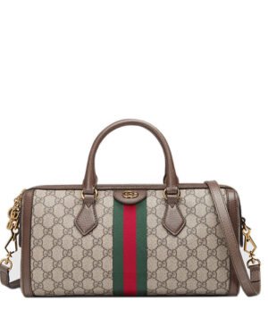 Gucci Ophidia GG medium top handle bag 524532 Dark Coffee