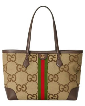 Gucci Ophidia jumbo GG Medium Tote 631685 Brown