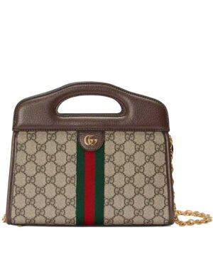 Gucci Ophidia Small Tote With Web 693724 Dark Blue