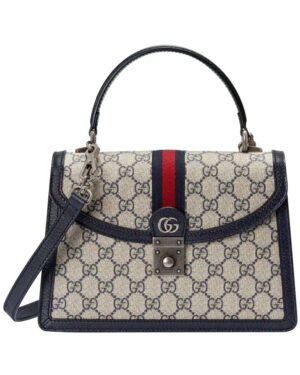 Gucci Ophidia GG Small Tote Bag 651055 Dark Blue
