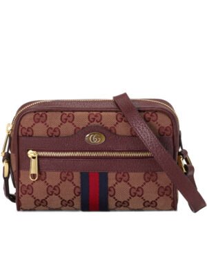 Gucci Ophidia mini bag with Web 517350 Mauve
