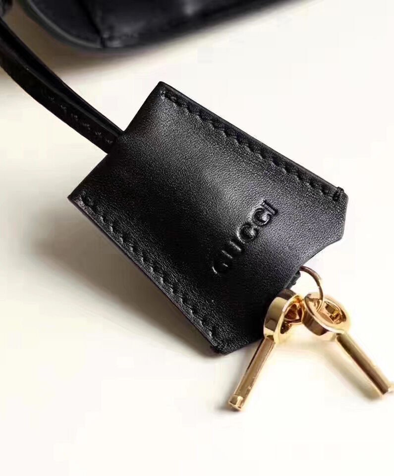 Gucci Padlock medium Gucci Signature shoulder bag 409486 Black - Image 5