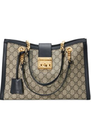 Gucci Padlock medium GG shoulder bag 479197 Black