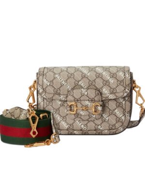 Gucci Hacker Project Gucci Horsebit 1955 Mini Bag 658574 Coffee
