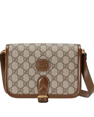 Gucci Mini shoulder bag with Interlocking G 671620 Coffee
