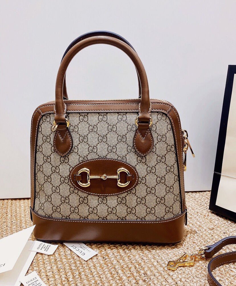 Gucci 1955 Horsebit small top handle bag 621220 Coffee - Image 2