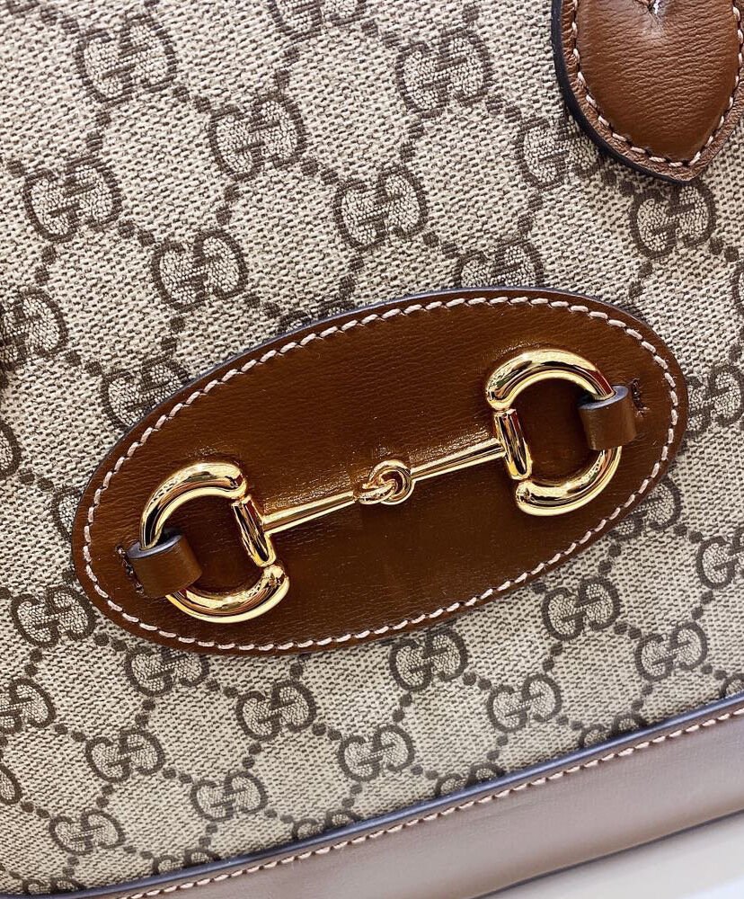 Gucci 1955 Horsebit small top handle bag 621220 Coffee - Image 5