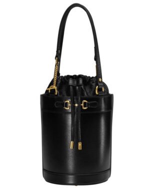 Gucci Horsebit 1955 Small Bucket Bag 637115 Black