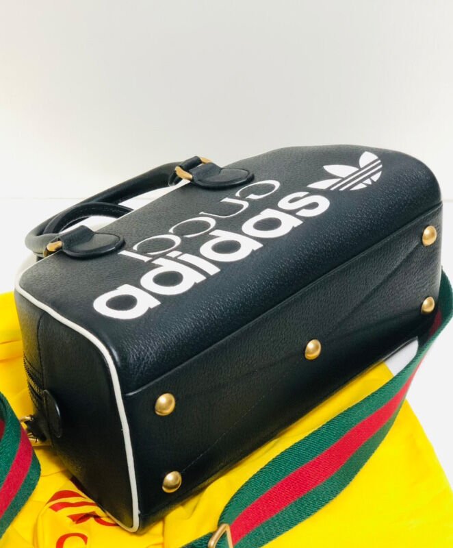 Gucci x adidas Mini Duffle Bag 702397 Black - Image 5