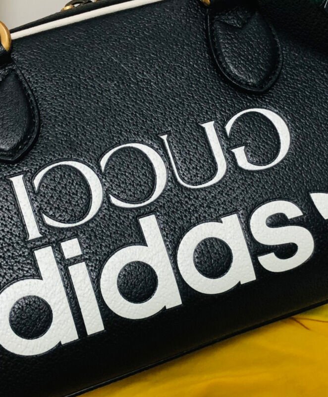 Gucci x adidas Mini Duffle Bag 702397 Black - Image 6