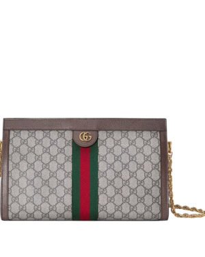 Gucci Ophidia GG medium shoulder bag 503876 Dark Coffee