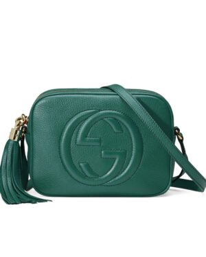 Gucci Soho small leather disco bag 308364 Green