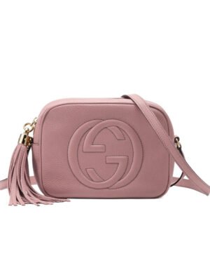 Gucci Soho small leather disco bag 308364 Pink